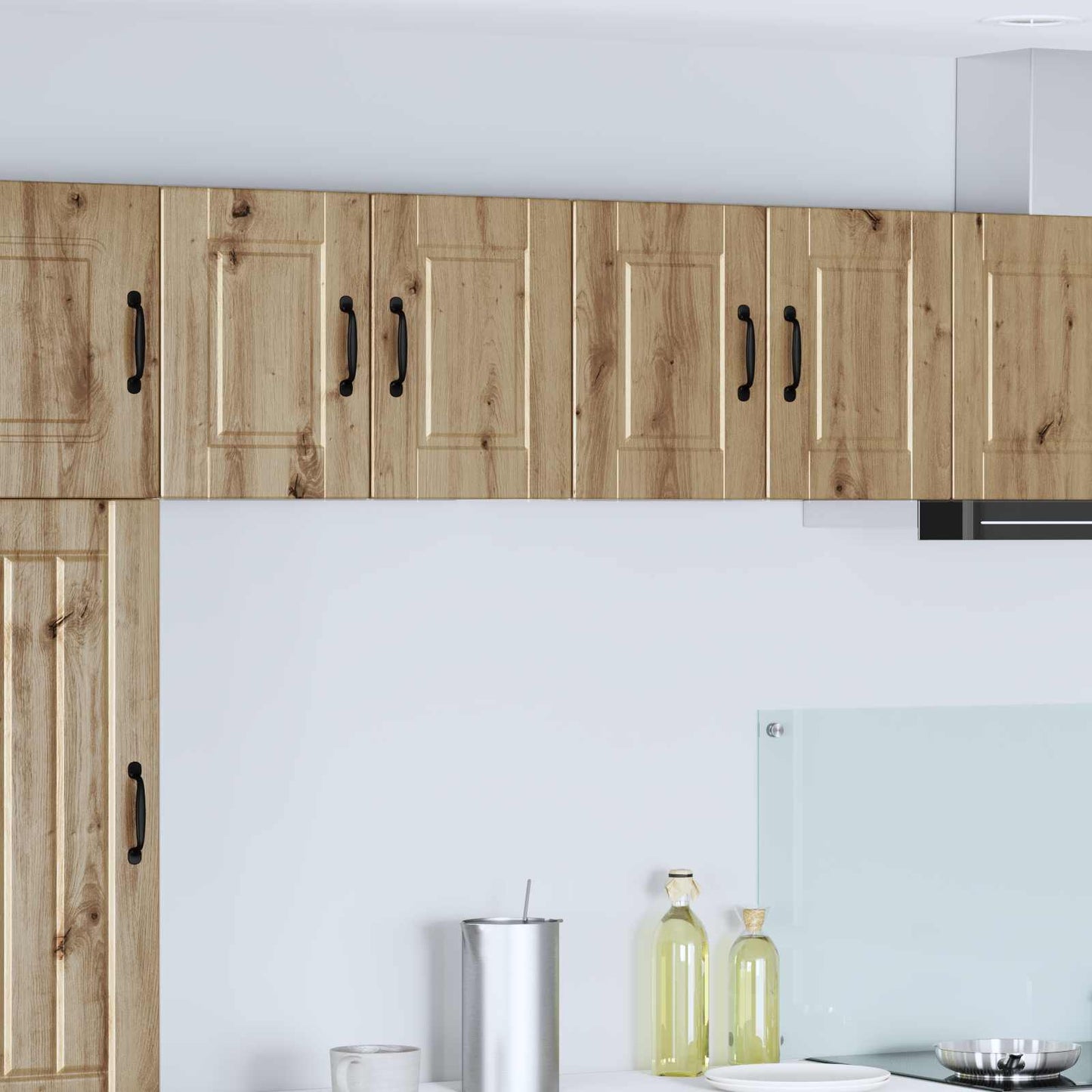 vidaXL Wall Cabinet PORTO 2 pcs Artisan Oak Engineered Wood