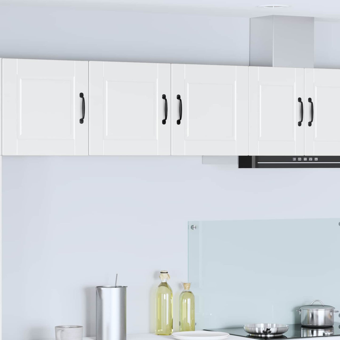vidaXL Wall Cabinet PORTO White 80 x 31 x 40 cm Engineered Wood