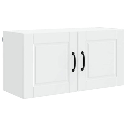 vidaXL Wall Cabinet PORTO White 80 x 31 x 40 cm Engineered Wood