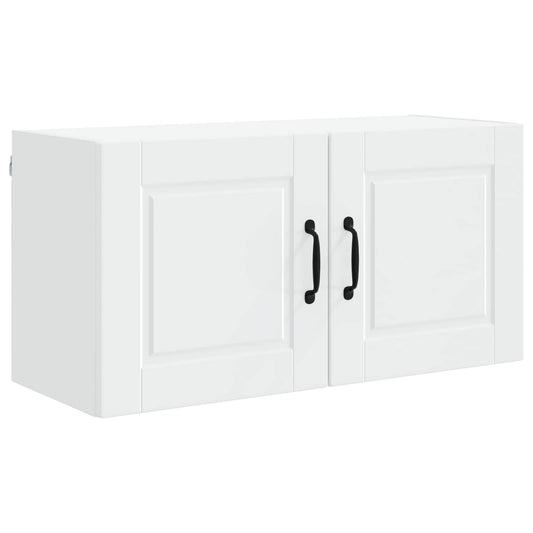 vidaXL Wall Cabinet PORTO White 80 x 31 x 40 cm Engineered Wood