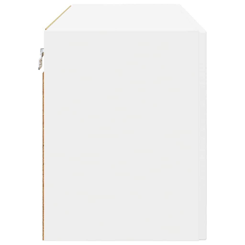 vidaXL Wall Cabinet PORTO White 80 x 31 x 40 cm Engineered Wood
