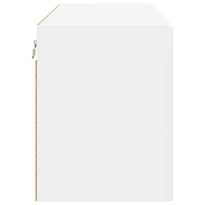 vidaXL Wall Cabinet PORTO White 80 x 31 x 40 cm Engineered Wood