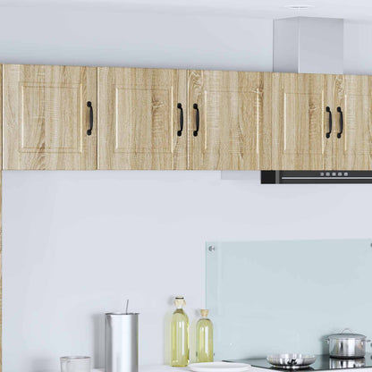 vidaXL Wall Cabinet PORTO Sonoma Oak 80 x 31 x 40 cm Engineered Wood