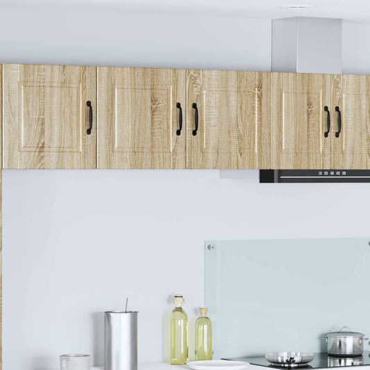 vidaXL Wall Cabinet PORTO Sonoma Oak 80 x 31 x 40 cm Engineered Wood