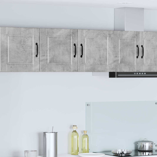vidaXL Wall Cabinet PORTO Concrete Grey 80 x 31 x 40 cm