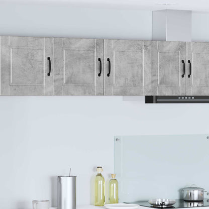 vidaXL Wall Cabinet PORTO Concrete Grey 80 x 31 x 40 cm