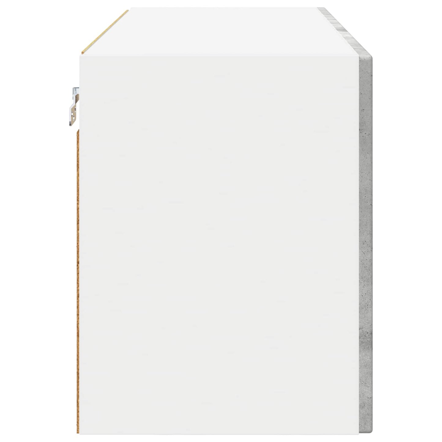 vidaXL Wall Cabinet PORTO Concrete Grey 80 x 31 x 40 cm