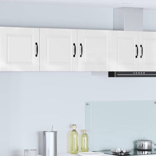 vidaXL Wall Cabinet PORTO High Gloss White 80 x 31 x 40 cm