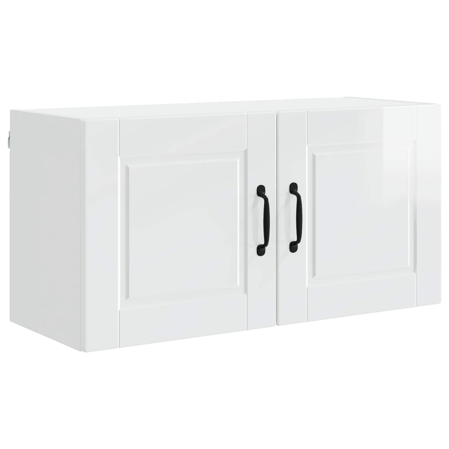 vidaXL Wall Cabinet PORTO High Gloss White 80 x 31 x 40 cm