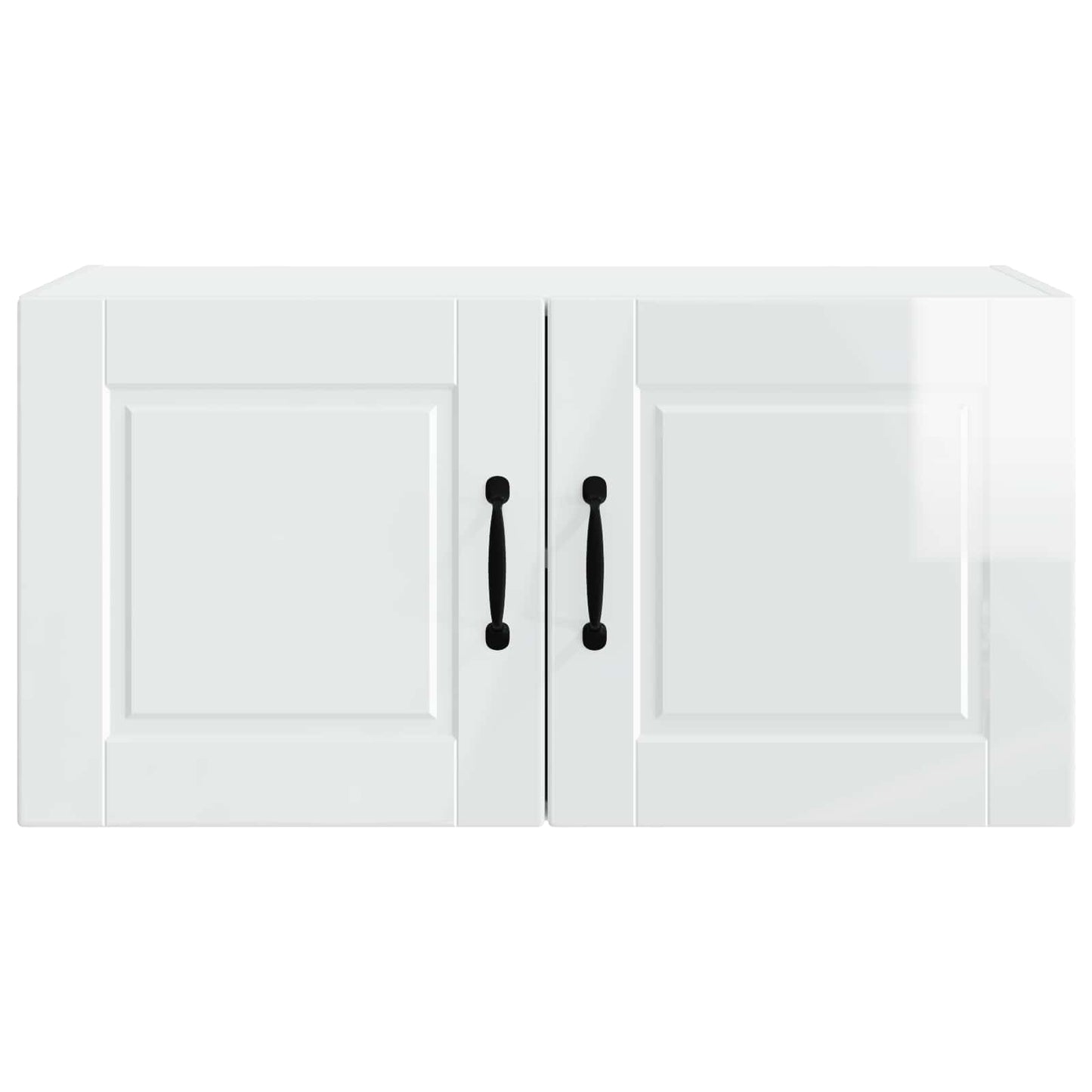 vidaXL Wall Cabinet PORTO High Gloss White 80 x 31 x 40 cm