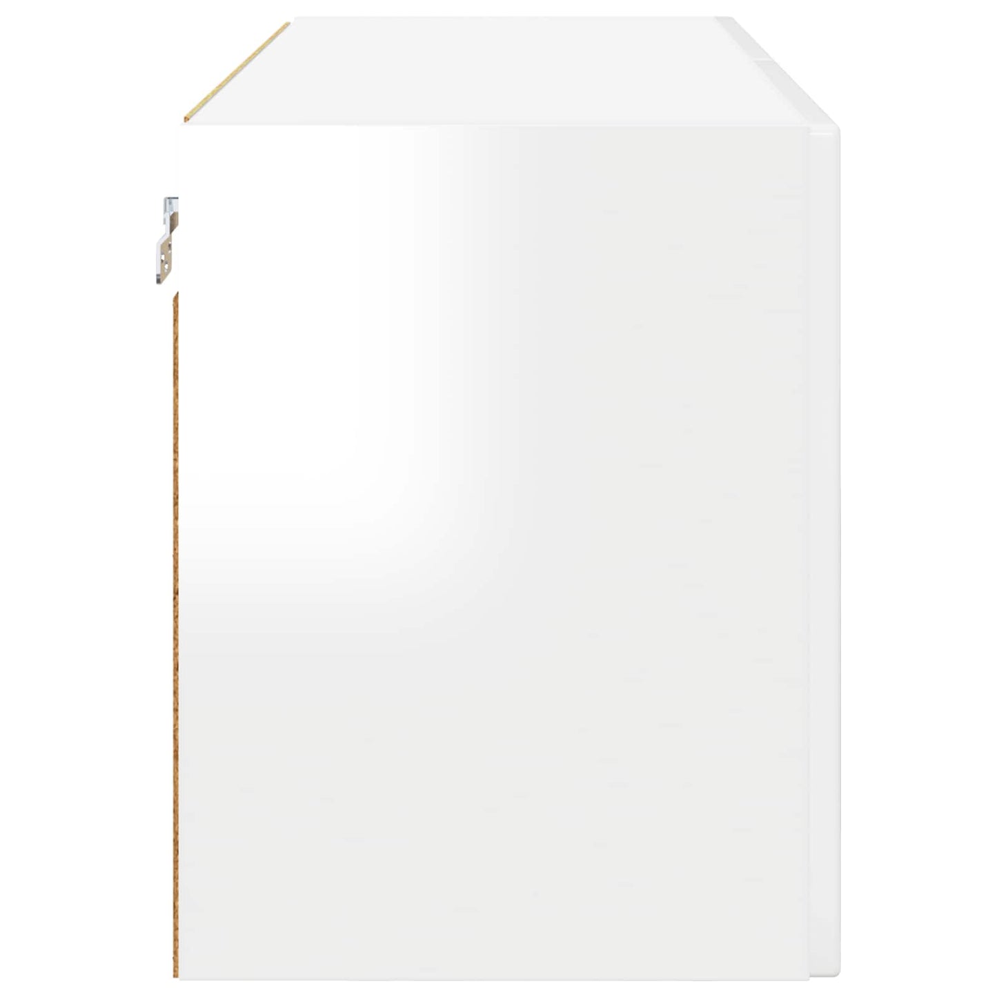 vidaXL Wall Cabinet PORTO High Gloss White 80 x 31 x 40 cm
