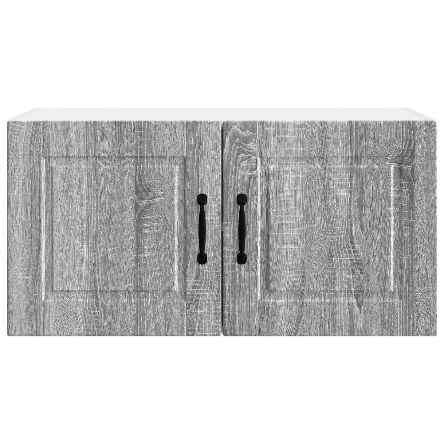 vidaXL Wall Cabinet PORTO Grey Sonoma 80 x 31 x 40 cm Engineered Wood