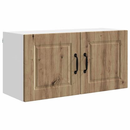 vidaXL Wall Cabinet PORTO Artisan Oak 80 x 31 x 40 cm Engineered Wood