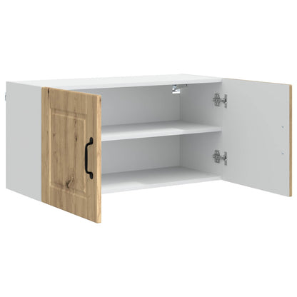 vidaXL Wall Cabinet PORTO Artisan Oak 80 x 31 x 40 cm Engineered Wood