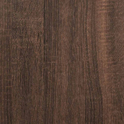 vidaXL Wall Glass Cabinet PORTO Brown Oak 80 x 31 x 40 cm