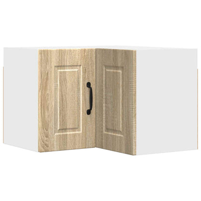 vidaXL Wall Corner Cabinet PORTO Sonoma Oak 57 x 57 x 40 cm