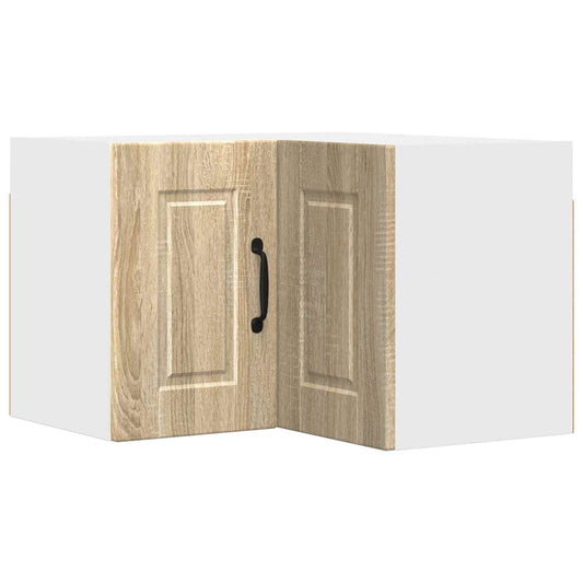 vidaXL Wall Corner Cabinet PORTO Sonoma Oak 57 x 57 x 40 cm