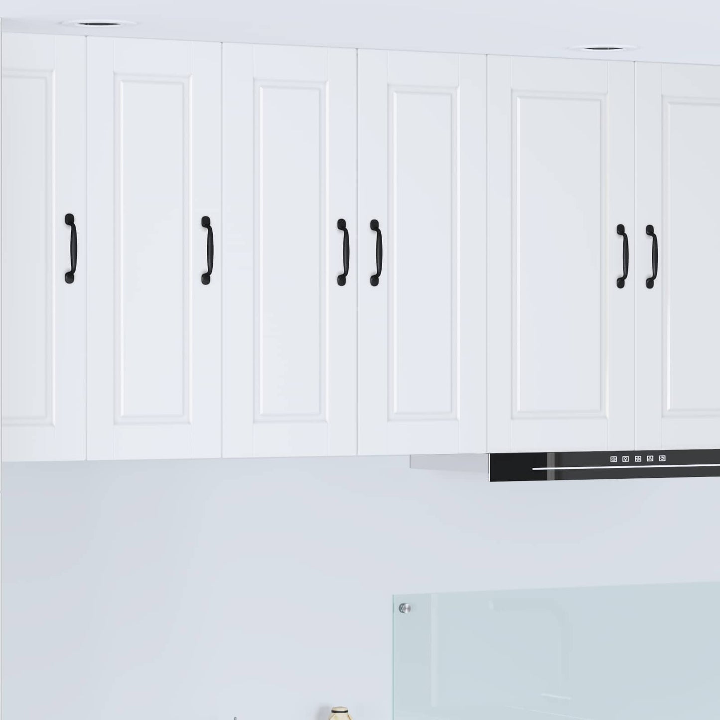 vidaXL Wall Cabinet PORTO White 30 x 31 x 80 cm Engineered Wood