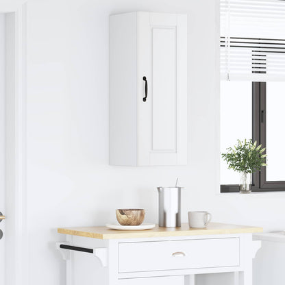 vidaXL Wall Cabinet PORTO White 30 x 31 x 80 cm Engineered Wood