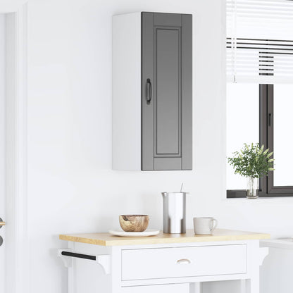 vidaXL Wall Cabinet PORTO Black 30 x 31 x 80 cm Engineered Wood