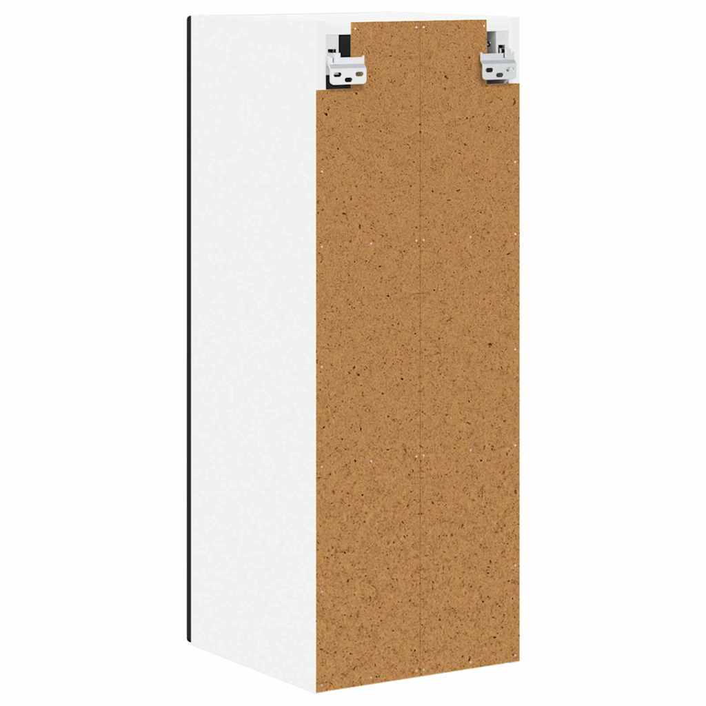 vidaXL Wall Cabinet PORTO Black 30 x 31 x 80 cm Engineered Wood