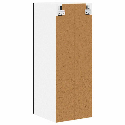 vidaXL Wall Cabinet PORTO Black 30 x 31 x 80 cm Engineered Wood
