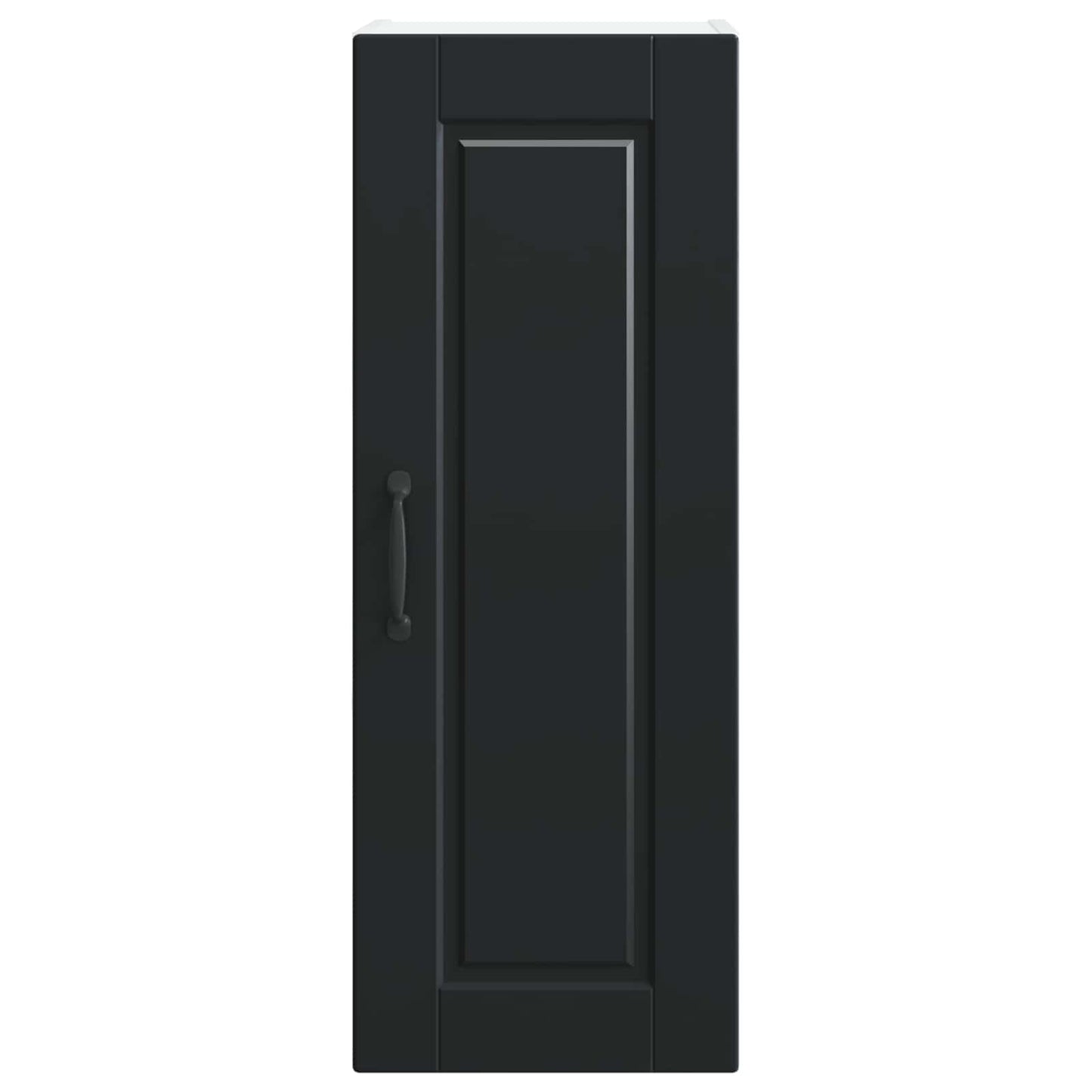 vidaXL Wall Cabinet PORTO Black 30 x 31 x 80 cm Engineered Wood