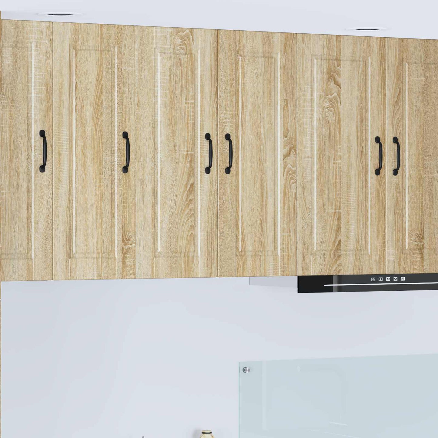 vidaXL Wall Cabinet PORTO Sonoma Oak 30 x 31 x 80 cm Engineered Wood
