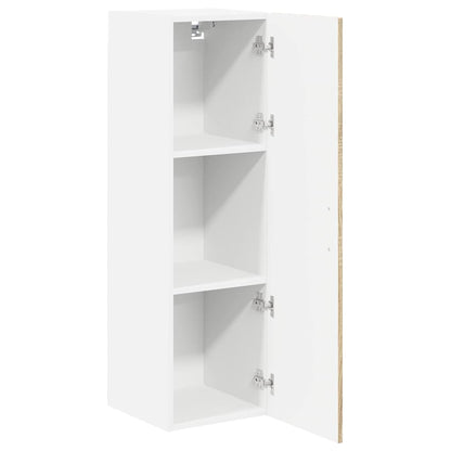 vidaXL Wall Cabinet PORTO Sonoma Oak 30 x 31 x 80 cm Engineered Wood