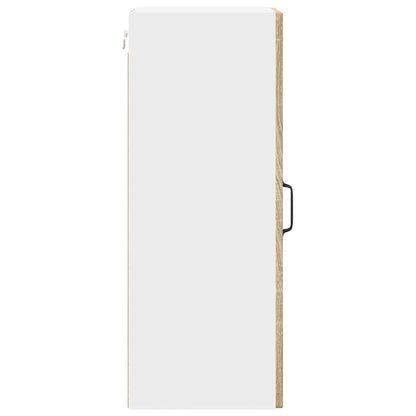 vidaXL Wall Cabinet PORTO Sonoma Oak 30 x 31 x 80 cm Engineered Wood