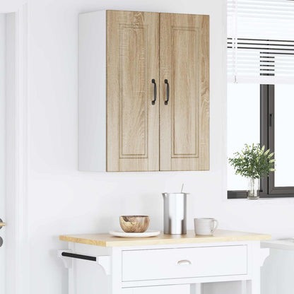 vidaXL Wall Cabinet PORTO 2 pcs Sonoma Oak 30 x 31 x 80 cm