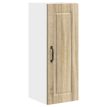 vidaXL Wall Cabinet PORTO 2 pcs Sonoma Oak 30 x 31 x 80 cm