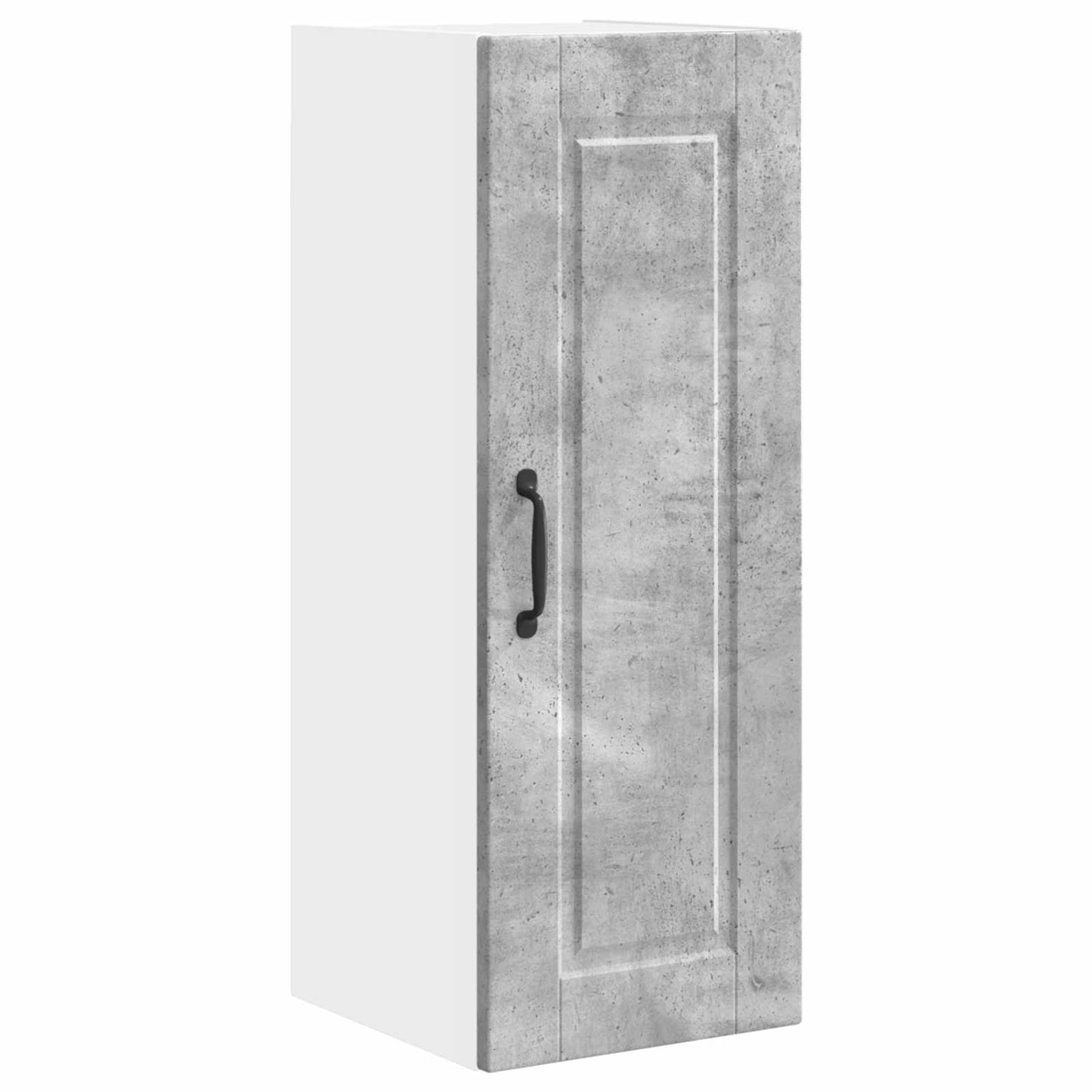 vidaXL Wall Cabinet PORTO Concrete Grey 30 x 31 x 80 cm