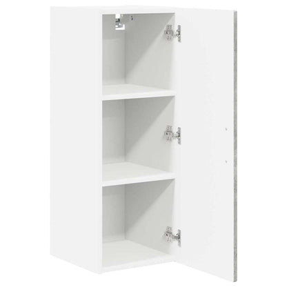 vidaXL Wall Cabinet PORTO Concrete Grey 30 x 31 x 80 cm