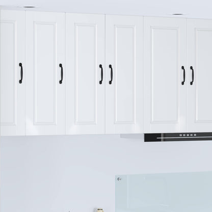 vidaXL Wall Cabinet PORTO High Gloss White 30 x 31 x 80 cm