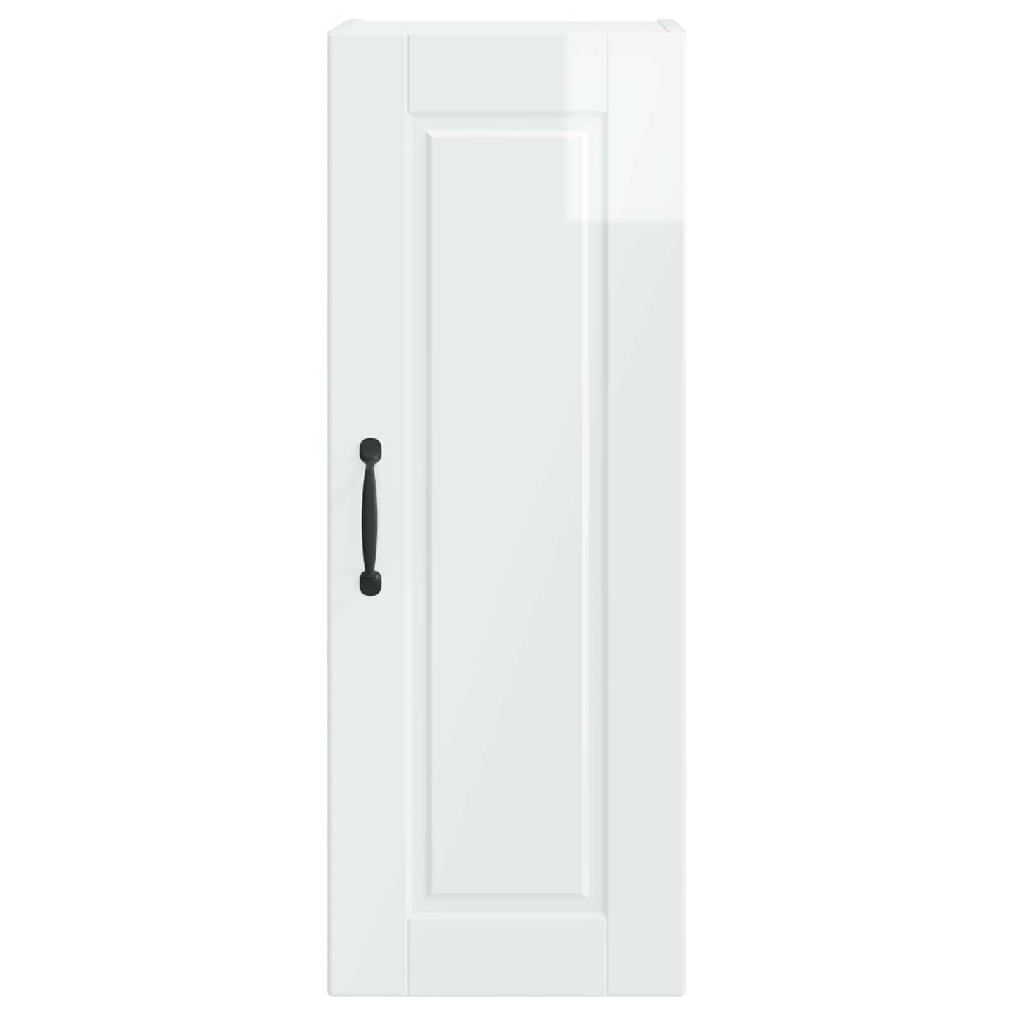 vidaXL Wall Cabinet PORTO High Gloss White 30 x 31 x 80 cm