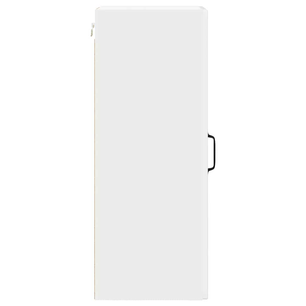 vidaXL Wall Cabinet PORTO High Gloss White 30 x 31 x 80 cm