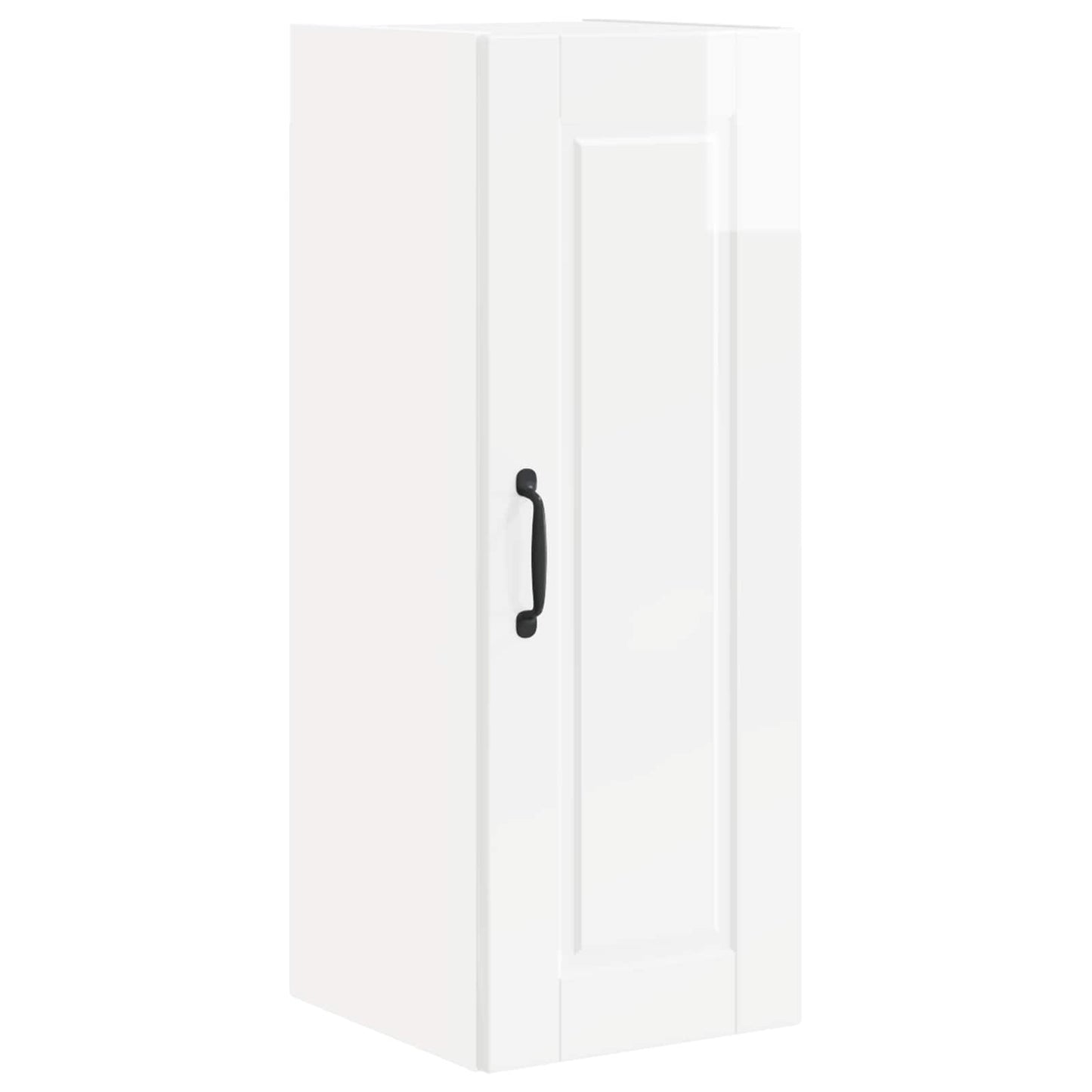 vidaXL Wall Cabinet PORTO 2 pcs High Gloss White 30 x 31 x 80 cm