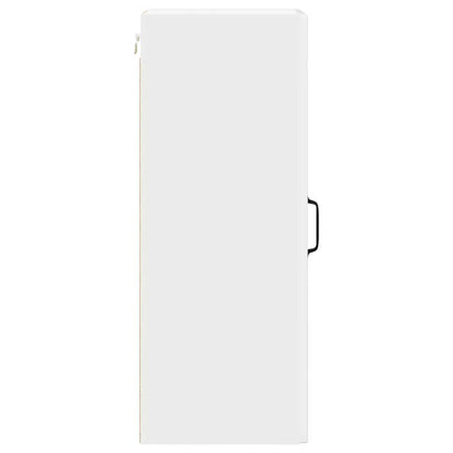 vidaXL Wall Cabinet PORTO 2 pcs High Gloss White 30 x 31 x 80 cm