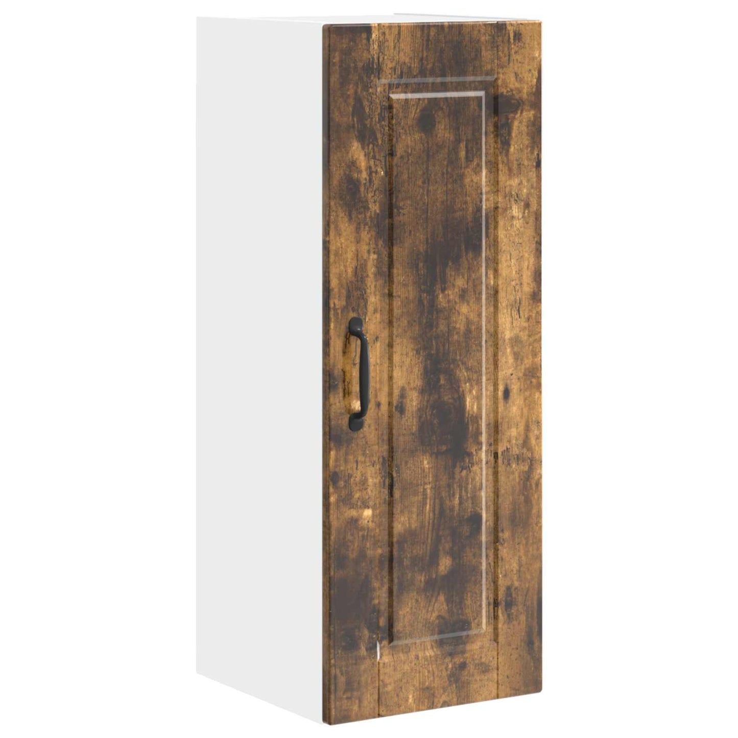 vidaXL Wall Cabinet PORTO Smoked Oak 30 x 31 x 80 cm Engineered Wood