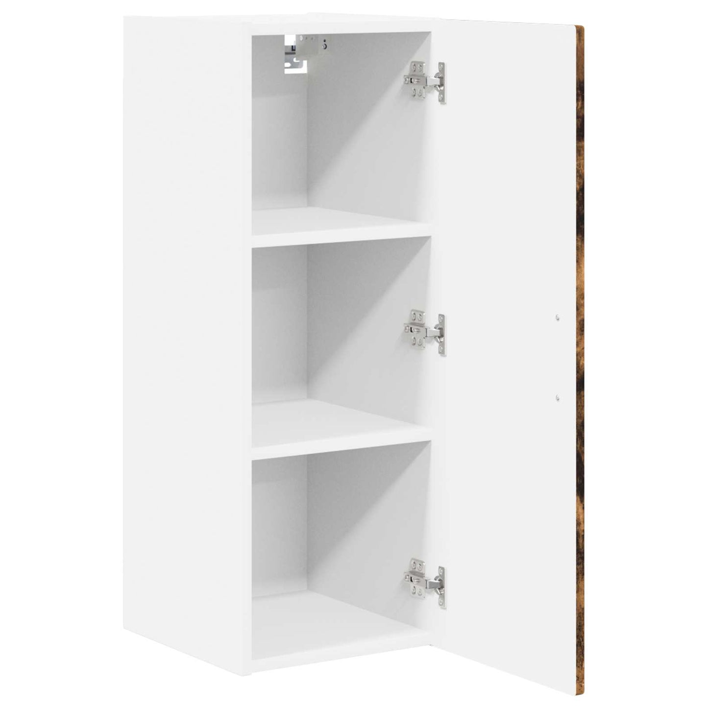 vidaXL Wall Cabinet PORTO 2 pcs Smoked Oak 30 x 31 x 80 cm