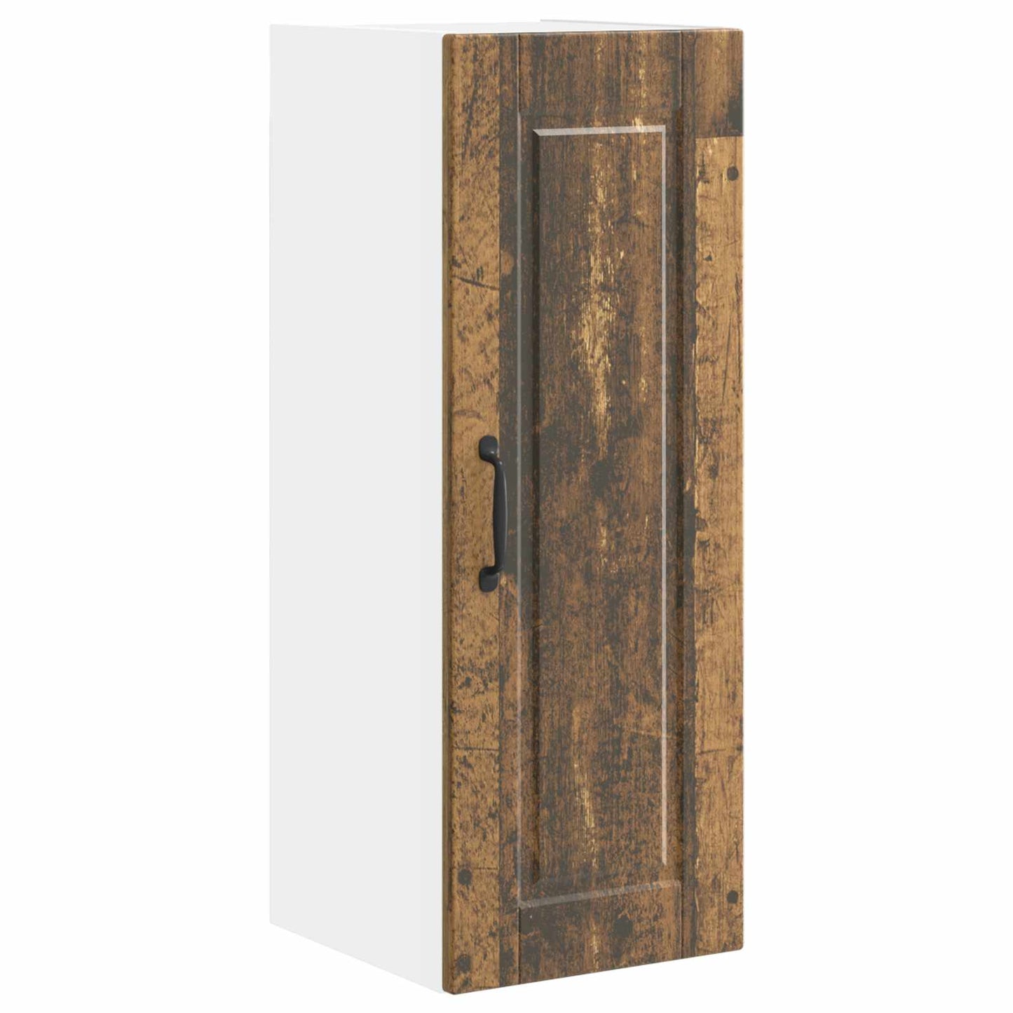 vidaXL Wall Cabinet PORTO 2 pcs Smoked Oak 30 x 31 x 80 cm