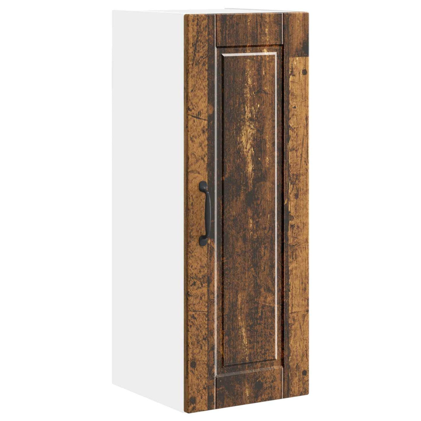 vidaXL Wall Cabinet PORTO 2 pcs Smoked Oak Engineered Wood