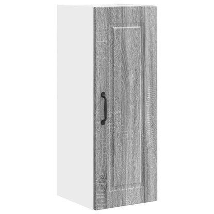 vidaXL Wall Cabinet PORTO Grey Sonoma 30 x 31 x 80 cm Engineered Wood