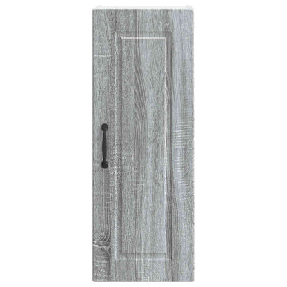 vidaXL Wall Cabinet PORTO Grey Sonoma 30 x 31 x 80 cm Engineered Wood