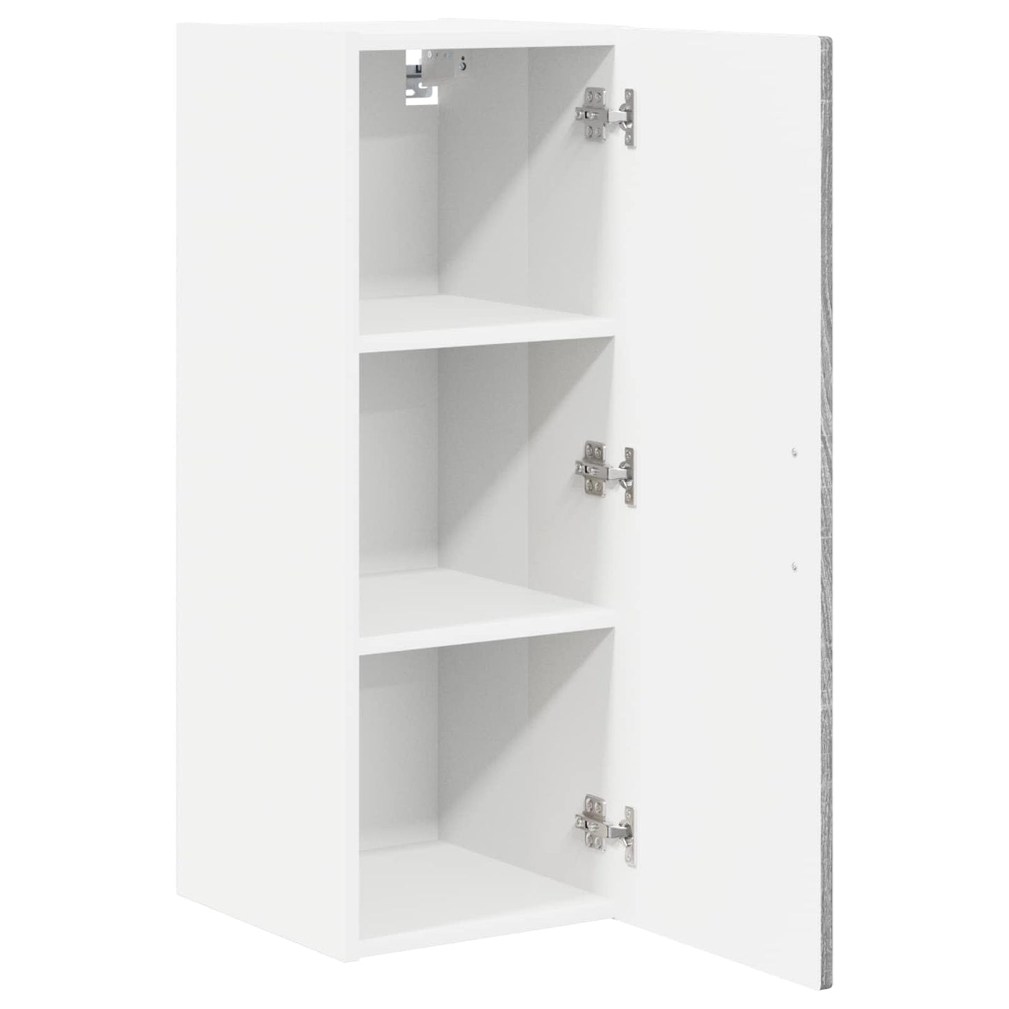 vidaXL Wall Cabinet PORTO 2 pcs Grey Sonoma 30 x 31 x 80 cm