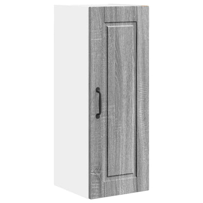 vidaXL Wall Cabinet PORTO 2 pcs Grey Sonoma 30 x 31 x 80 cm
