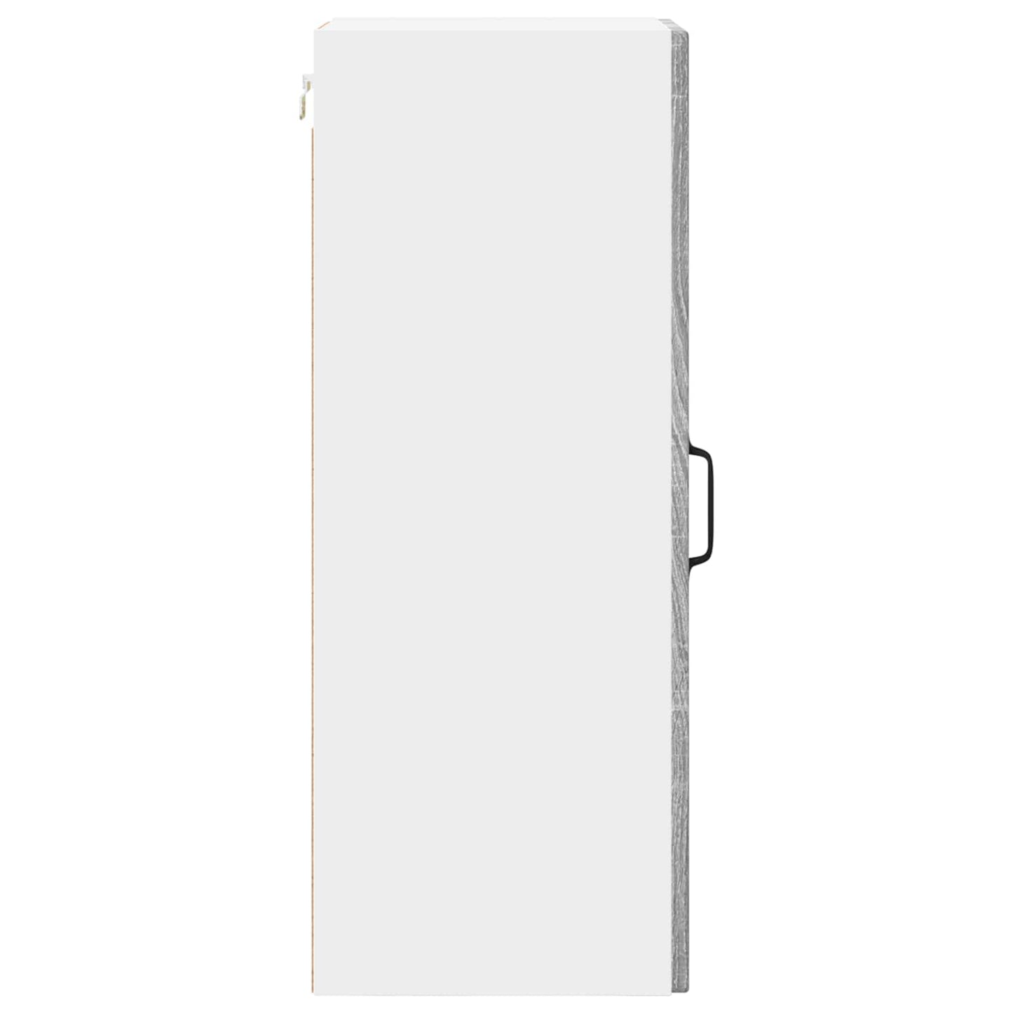 vidaXL Wall Cabinet PORTO 2 pcs Grey Sonoma 30 x 31 x 80 cm