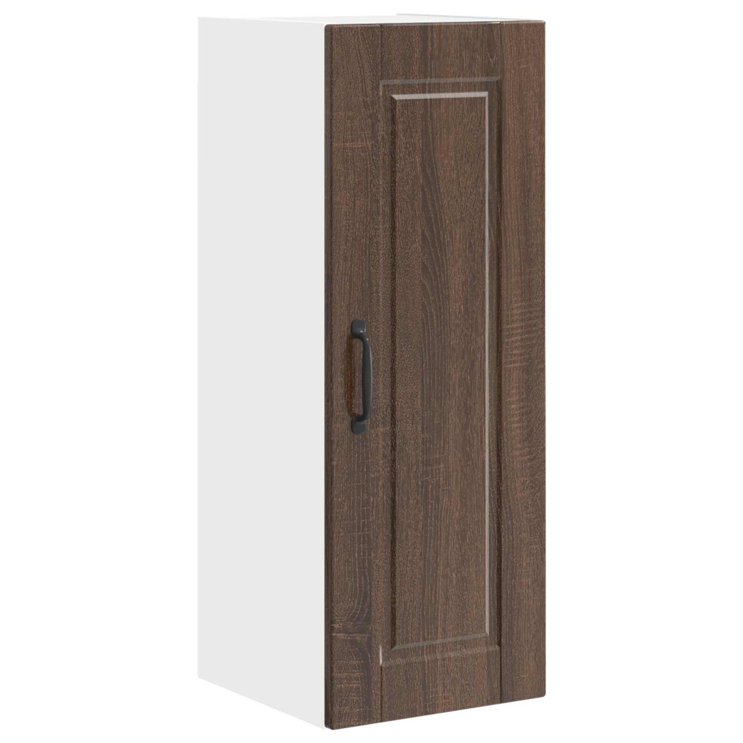 vidaXL Wall Cabinet PORTO Brown Oak 30 x 31 x 80 cm Engineered Wood