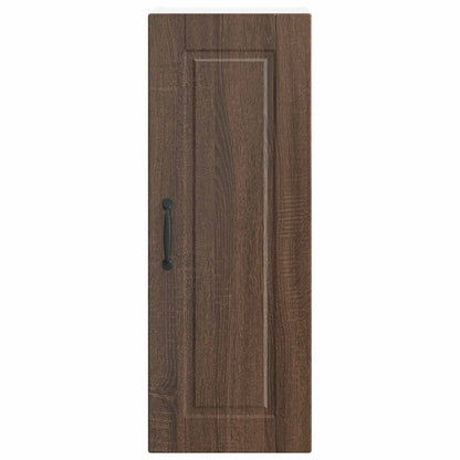 vidaXL Wall Cabinet PORTO Brown Oak 30 x 31 x 80 cm Engineered Wood